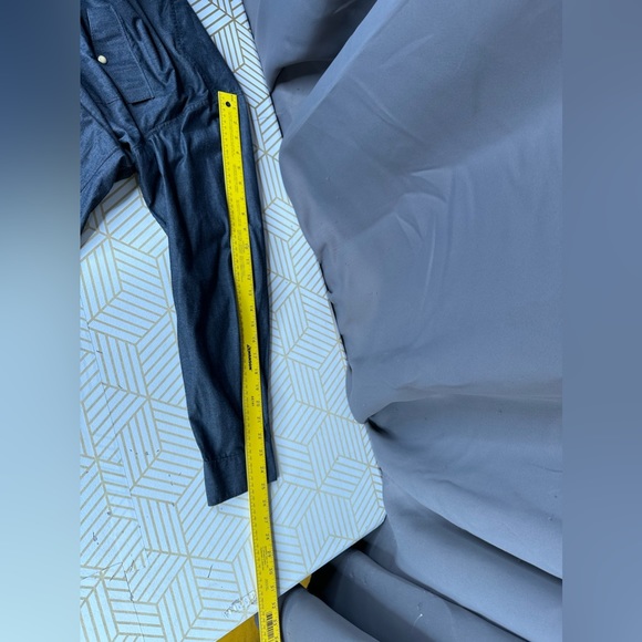 Basin + Range Mountain Men's Blue Chambray Western Button Down Shirt Sz Lg - Picture 14 of 15